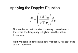 doppler effect equation distance
