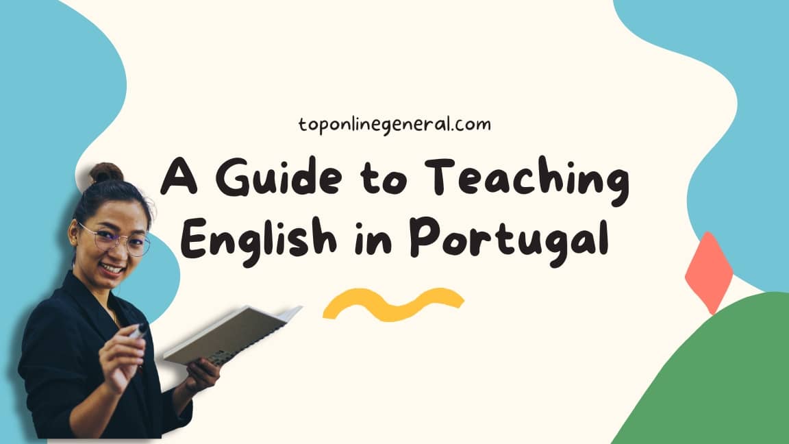 An enthusiastic ESL teacher holding a book, representing the start of an enriching career teaching English in Portugal